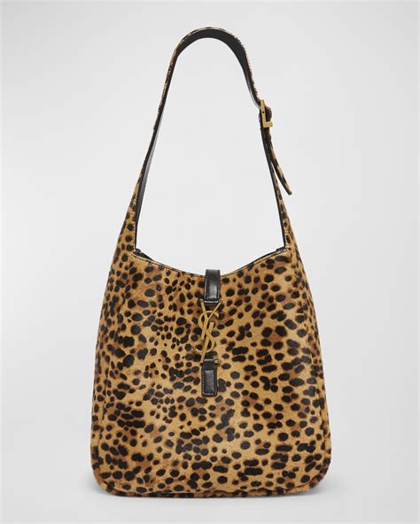 ysl leopard clutch|SAINT LAURENT Le 5 À 7 Bea leopard.